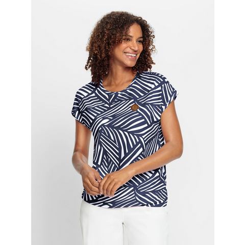 Casual Looks Shirt met ronde hals Shirt (1-delig)