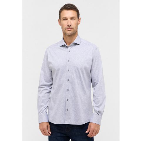 ETERNA Mode GmbH MODERN FIT Jersey Shirt in grau unifarben