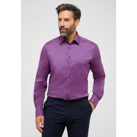 ETERNA Mode GmbH MODERN FIT Performance Shirt in pink kariert