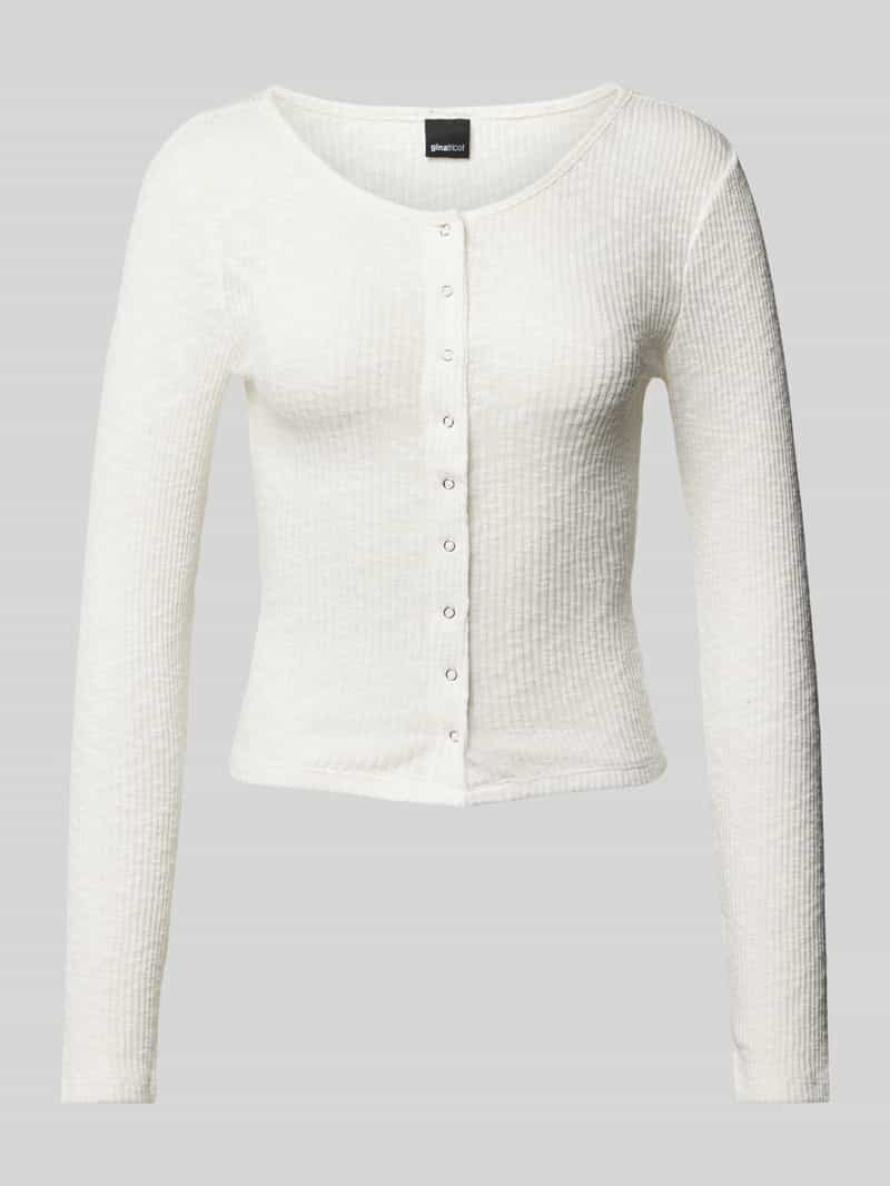 Gina Tricot Shirt met lange mouwen met boothals