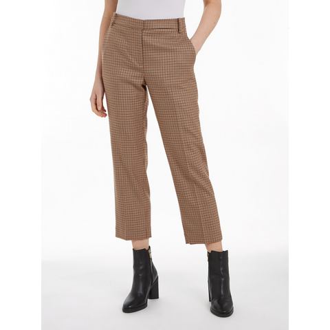 Tommy Hilfiger Geweven broek CORE CHECK SLIM STRAIGHT PANT