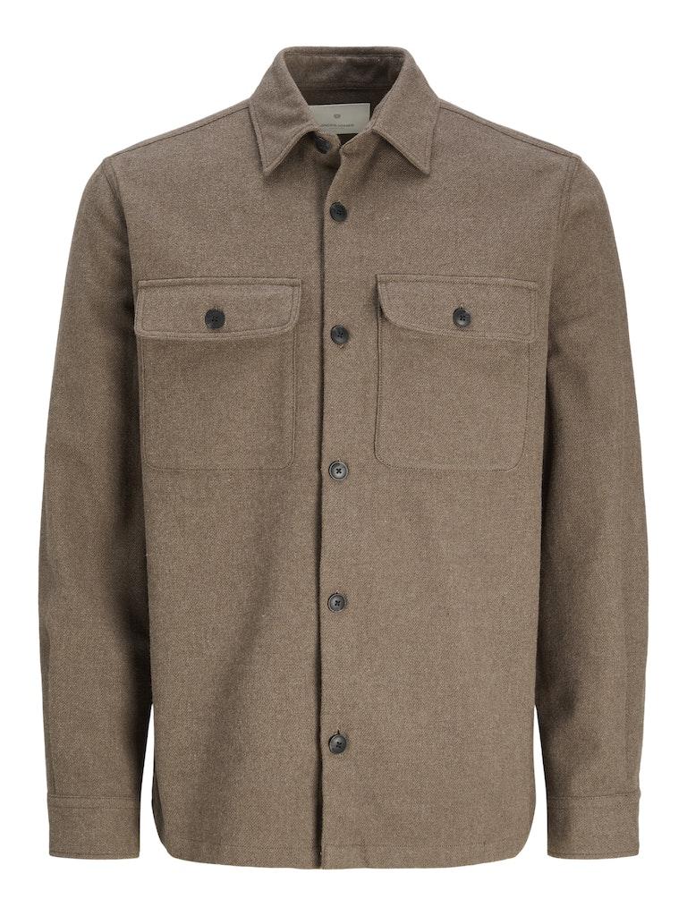 Jack and Jones Jprraymond Melange Solid Ls Overshi: