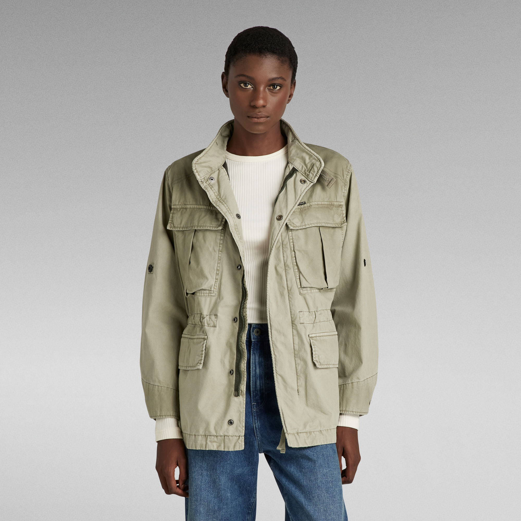 G-Star RAW Overshirt Field - Groen - Dames