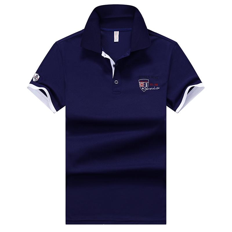 YL11KEEP Clothing Herenpoloshirt Katoenen shirt met korte mouwen Merken Zomersportshirts Golftennispoloshirt Heren M wit