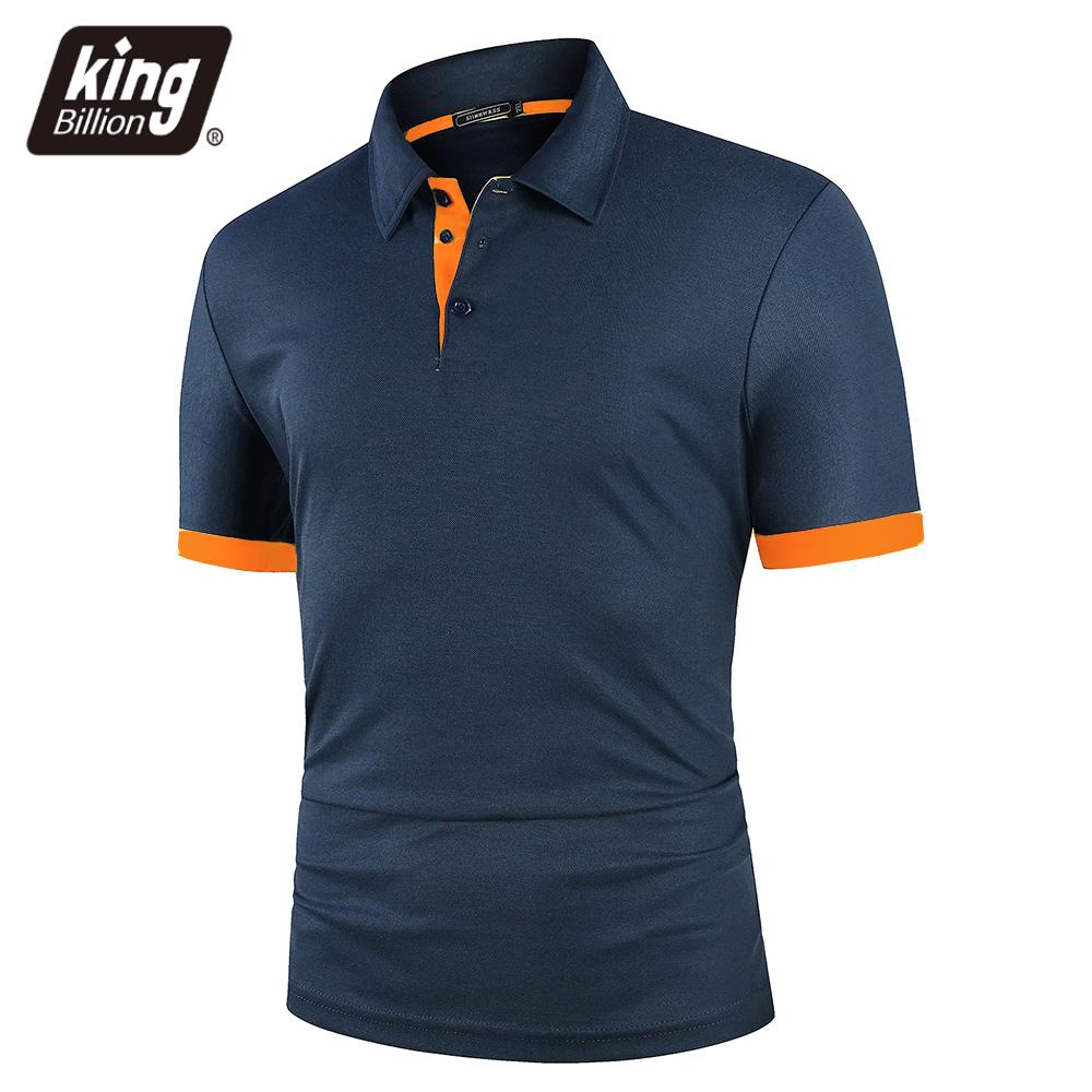 King Billion Mannen Polo Heren Shirt Korte Mouw Polo Shirt Contrast Kleur Polo Nieuwe Kleding Zomer Streetwear Casual Mode Heren tops S