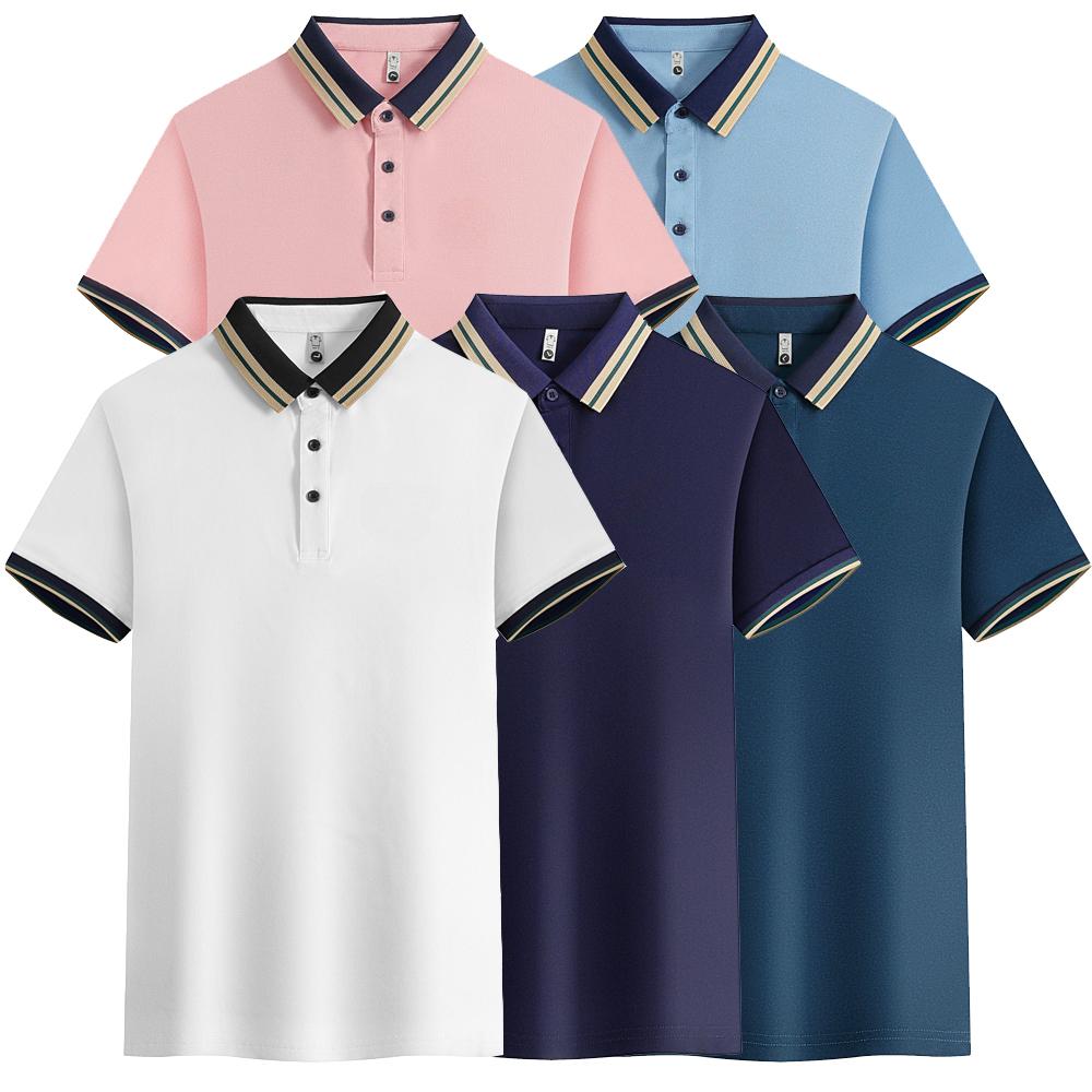 Aee-MaMoo 2023 Nieuwe Zomer Mannen Shirt Hoge Kwaliteit Leisure Ademend Mannen Polo Shirt Mannelijke Korte Mouw Top Mannen polo Mannelijke Tops S groen