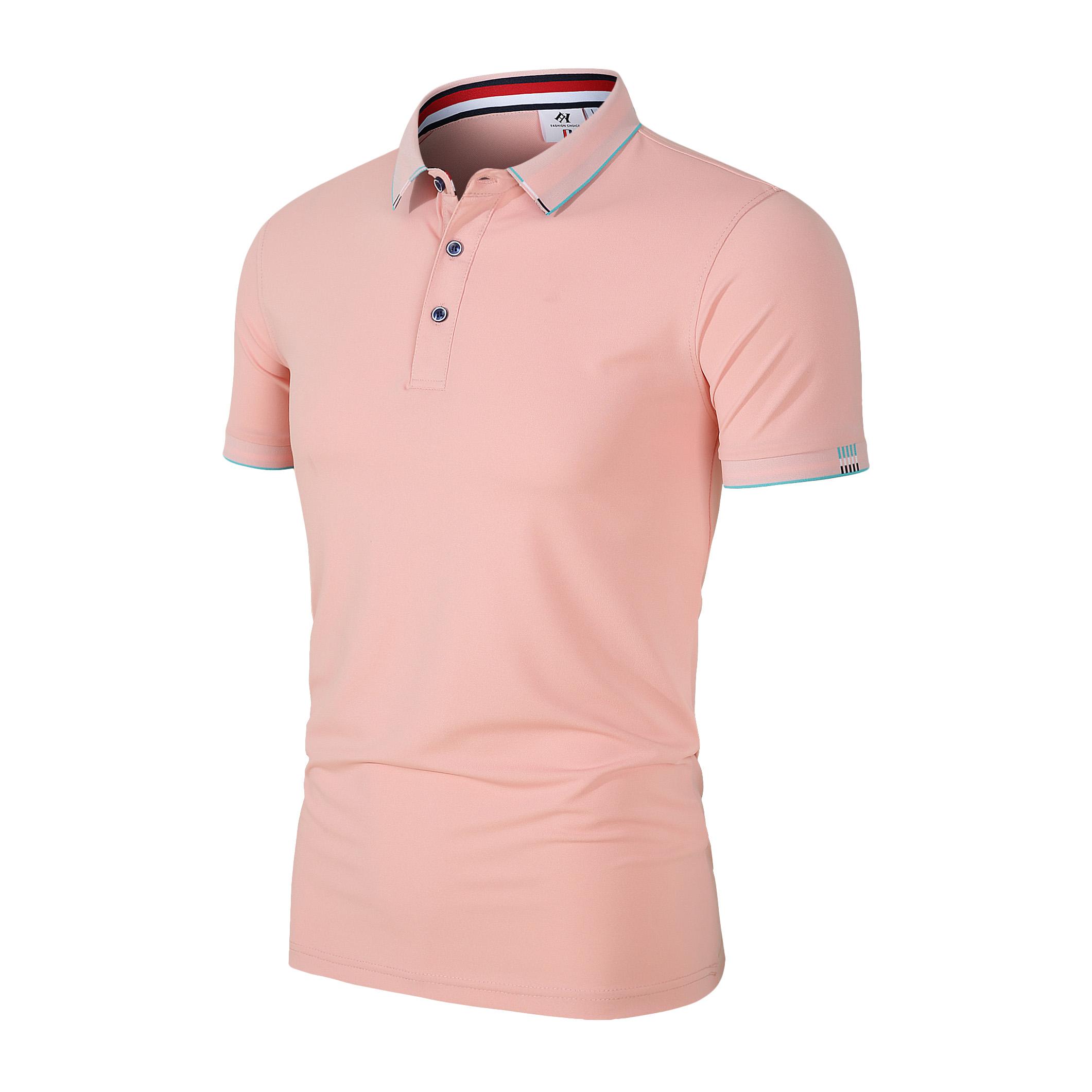 Aee-MaMoo Hoge Kwaliteit Nieuwe Zomer Heren Poloshirt 2023 Mannen Polo High-End Spandex Business Casual Revers Korte Mouw Heren polo's S