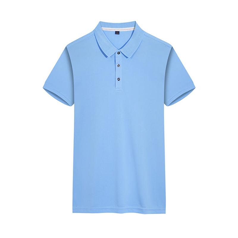 Aee-MaMoo Zomer Nieuwe Mannen Polo High-End Business Mannen Vrouwen Korte Mouw Polo Casual Revers Shirt Ademende Mannen Polo shirt 2023 Tops S-4XL S blauw