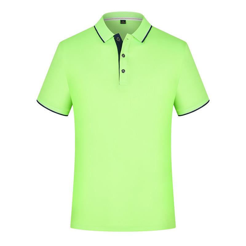 WowClassic Casual zomer effen herenpoloshirt Top Business Polo Heren sportshirts met korte mouwen Blauw Zwart Wit Tops M lichtgroene kleur