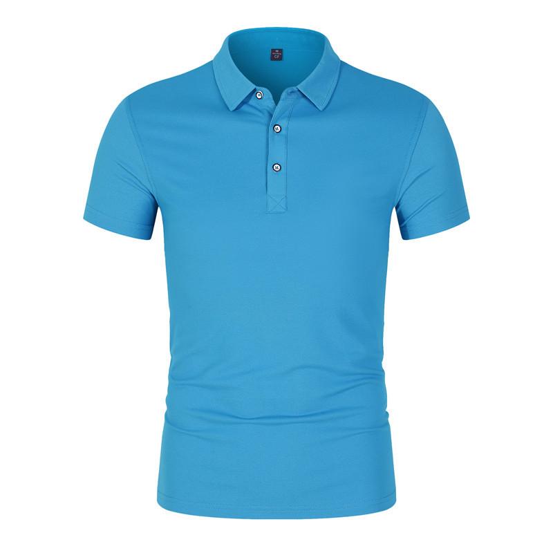 HerSight Effen kleur revers T-shirt poloshirt met korte mouwen Bedrijfscultuur Reclameoverhemden Werkkleding S wit