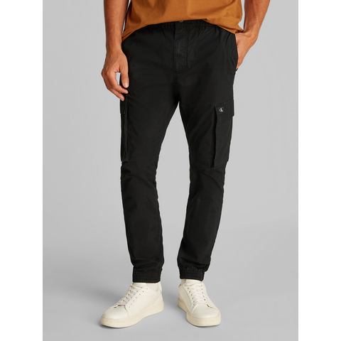 Calvin Klein Cargobroek SKINNY CARGO met logopatch