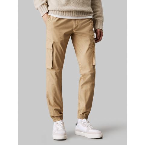 Calvin Klein Cargobroek SKINNY CARGO met logopatch