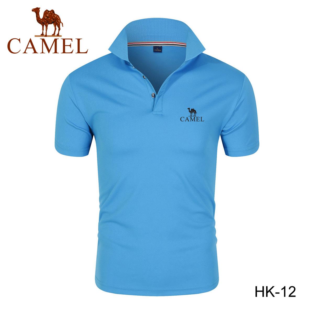 Camel 2024 Lente/Zomer Nieuwe Heren Sneldrogend Poloshirt Geborduurd Poloshirt Business Casual Poloshirt L marineblauwe kleur