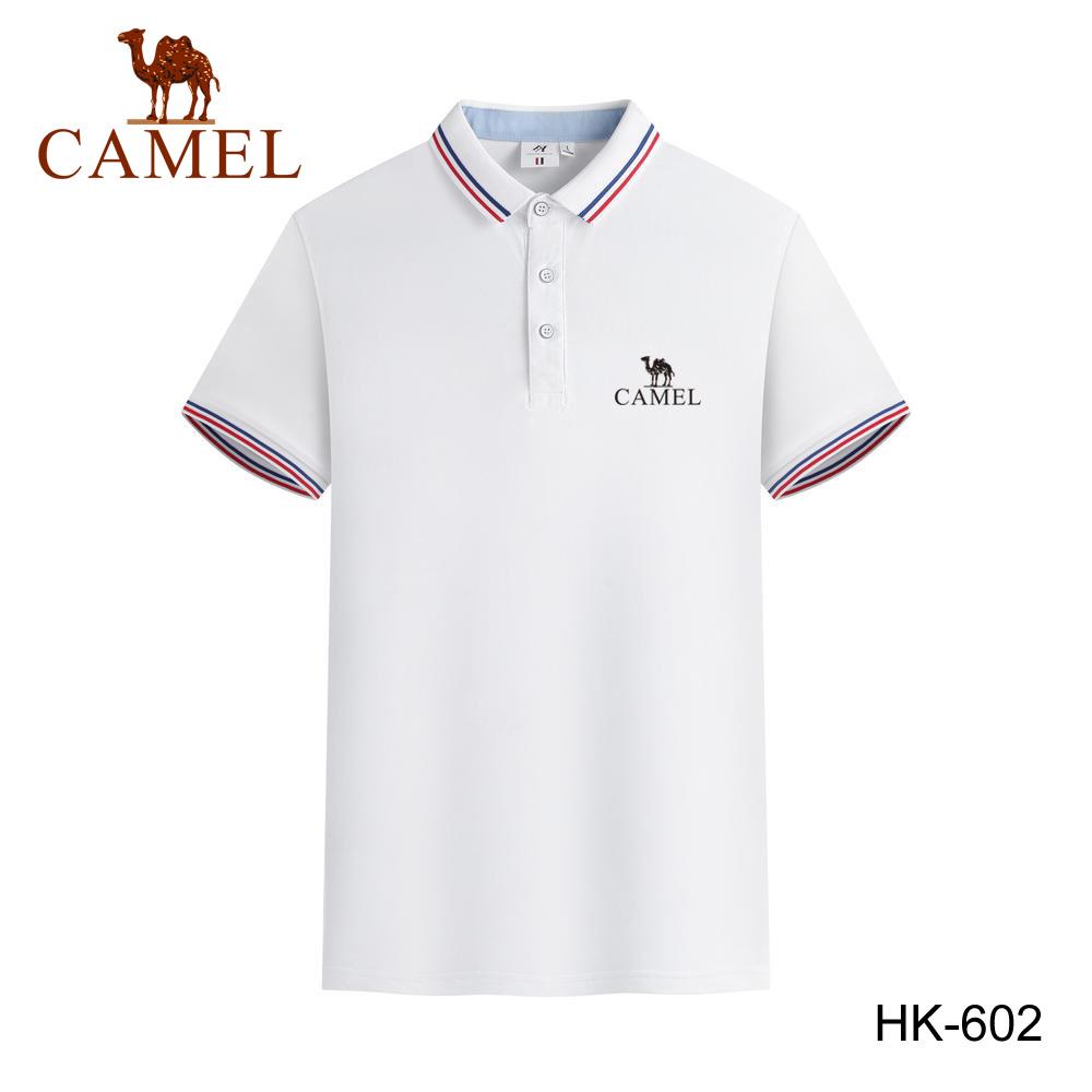 Camel 2024 Borduren Zomer Poloshirt Heren Hot Hoge Kwaliteit Heren Korte Mouw Ademend Top Business Casual Polo-shirt Voor Mannen L