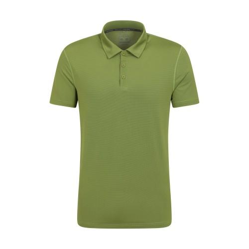 Pertemba FR - Apparel Mountain Warehouse Mens Court IsoCool Polo Shirt XS groen/kaki