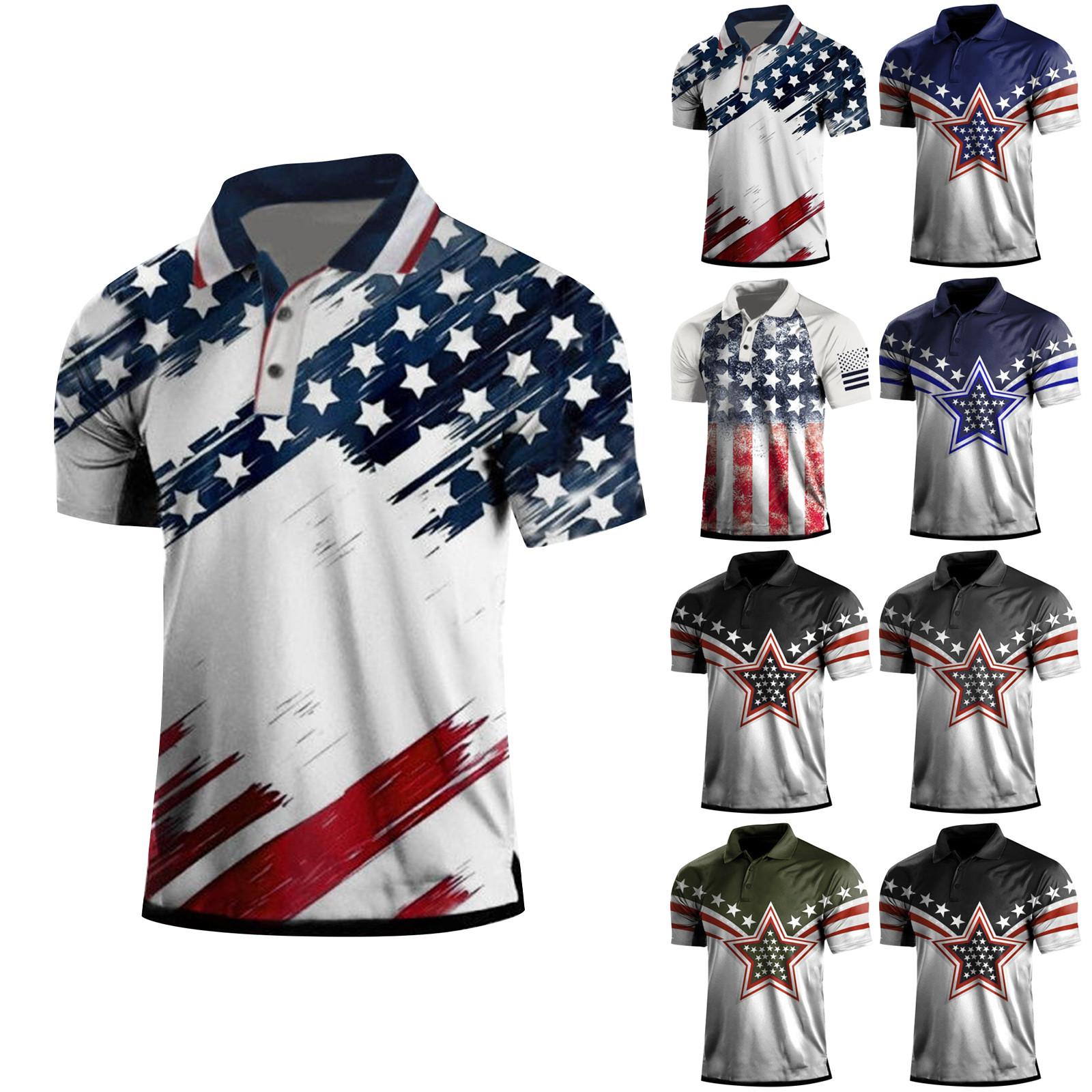 Timoduizhang Golfshirt voor heren Casual Sport V-hals Geribbelde kraag Korte mouw Mode Casual Effen Kleur Effen Lente en zomer Normale pasvorm L