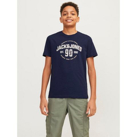 Jack & Jones Junior Shirt met korte mouwen JJMINDS TEE SS CREW NECK JNR 2PK MP (set, 2)