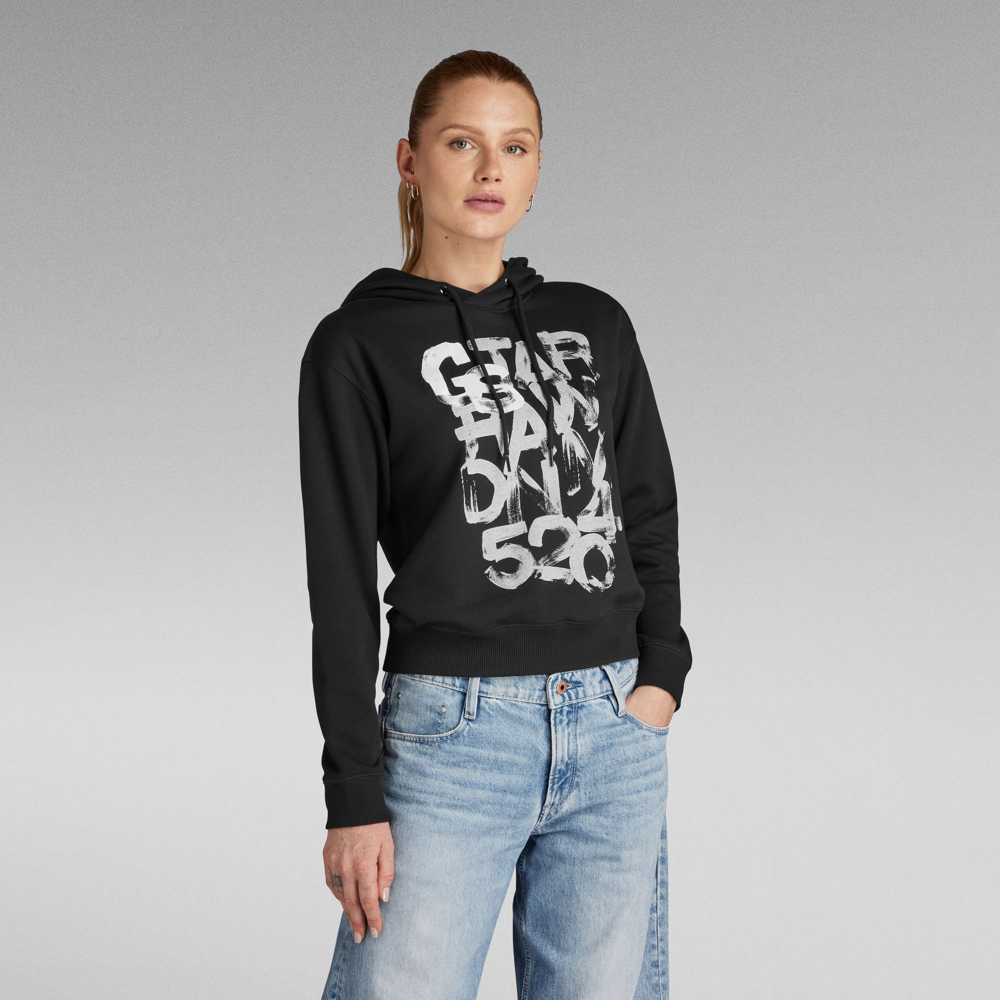 G-Star RAW Graphic 3 Hoodie - Zwart - Dames