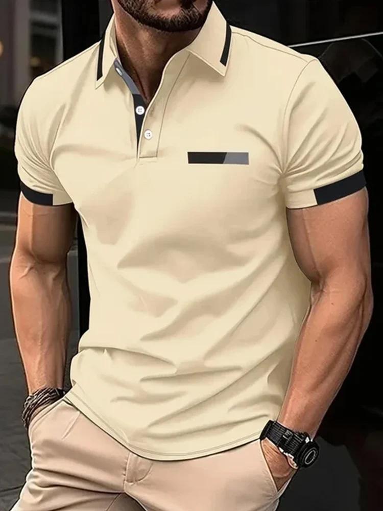 Haojun Heren Polo Shirt met Korte Mouwen, Zomer Casual Revers Sport Heren Polo's Cadeau Voor Mannen S groen