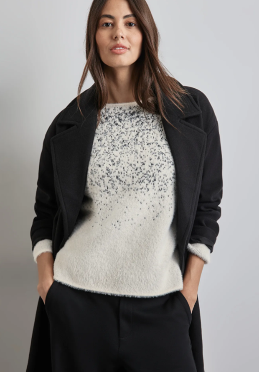 Street One Sweater u-boat Featheryarn lucid white