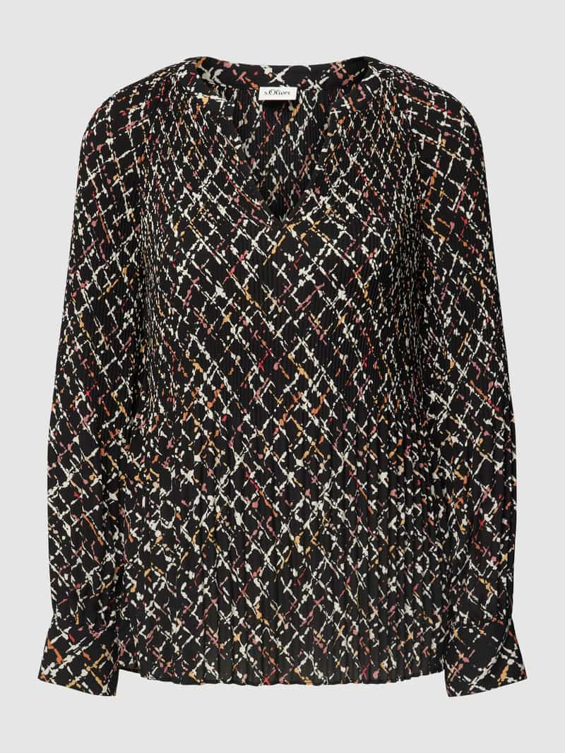 S.Oliver BLACK LABEL Blouse met all-over motief