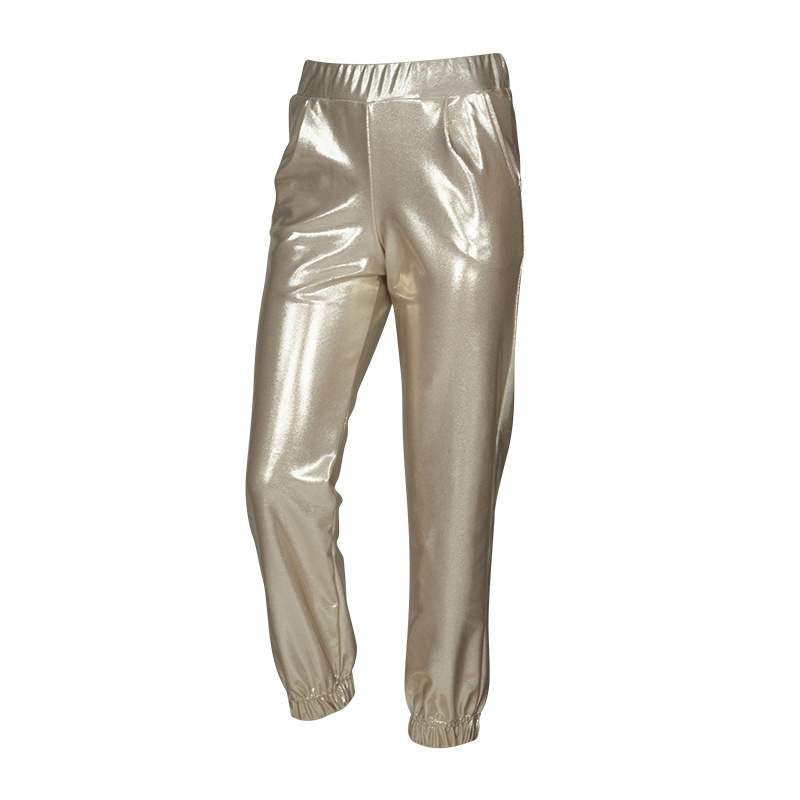 KIEstone Zomer broek meisjes - shiny goud - Sammy