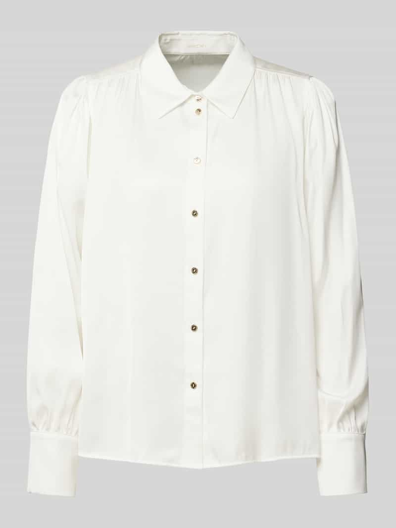 Marc Cain Regular fit overhemdblouse met manchetten