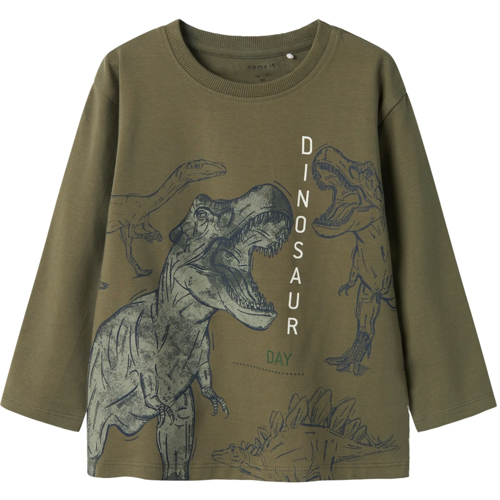 Name It-collectie Longsleeve Benjamino (dusty olive)