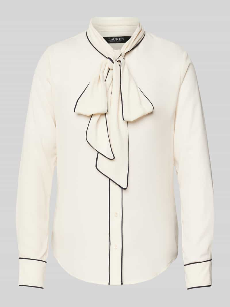 Lauren Ralph Lauren Regular fit blouse met strikdetail, model 'FREDELLA'