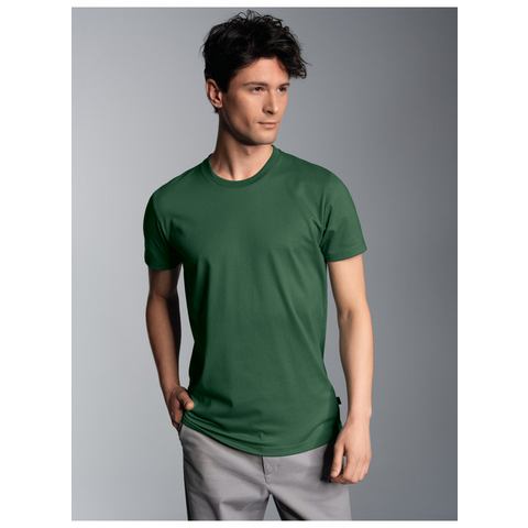 Trigema T-shirt  Slim-fit T-shirt van DELUXE-katoen (1-delig)