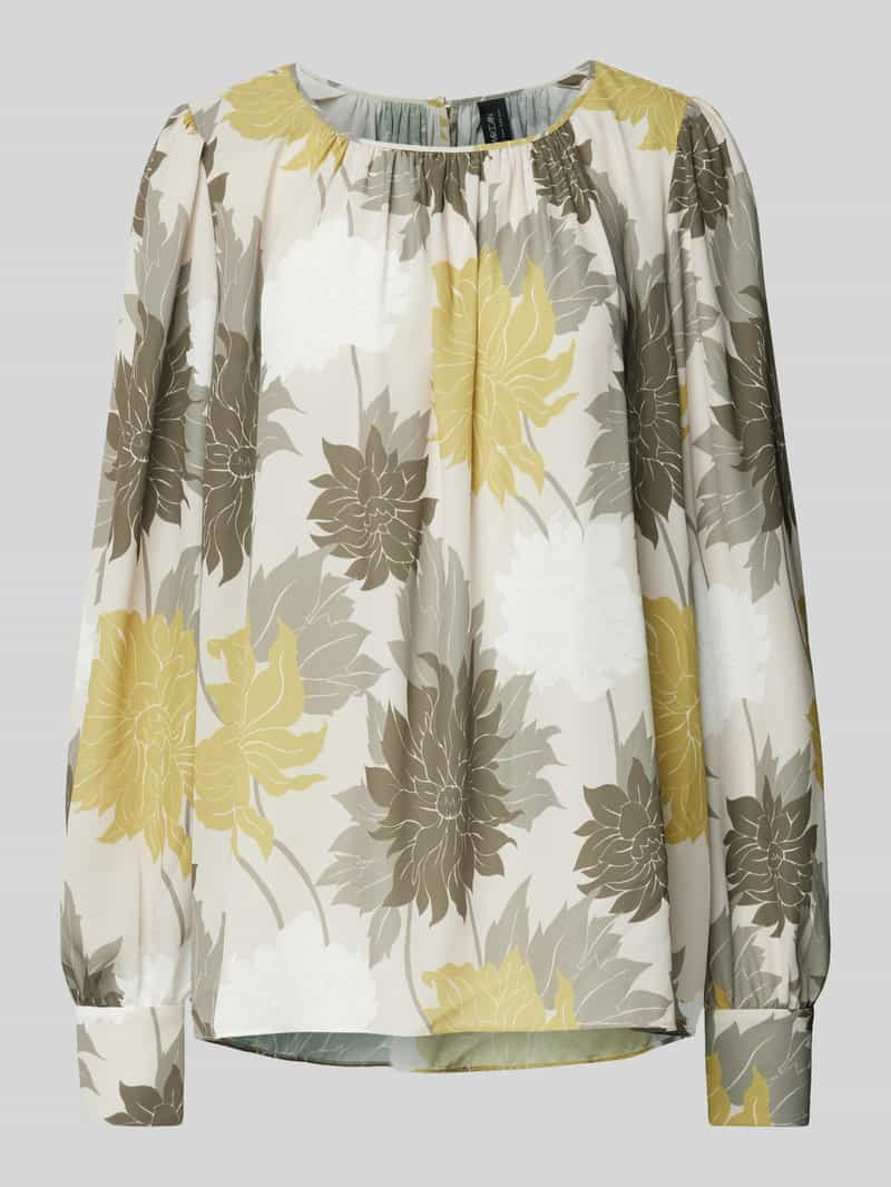 Marc Cain Relaxed fit blouse met ronde hals