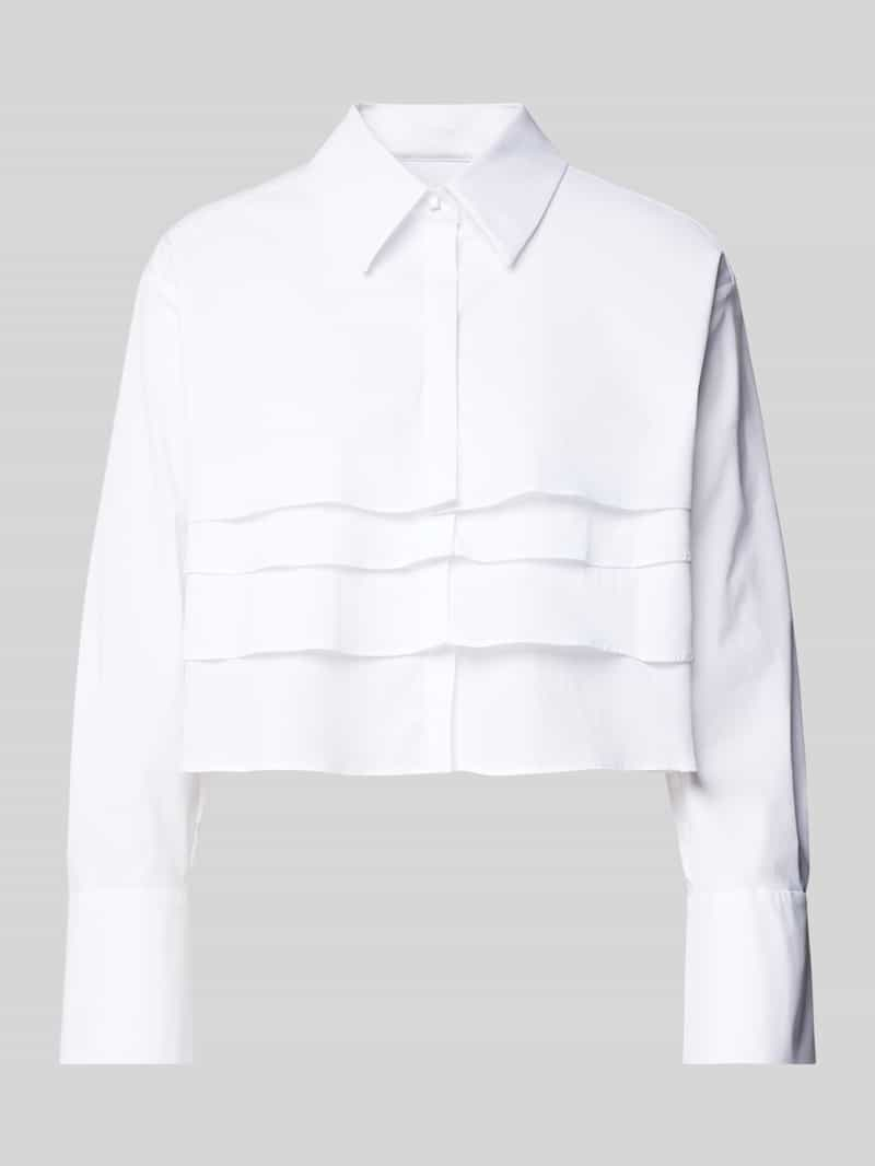 Marc Cain Regular fit blouse met knoopsluiting