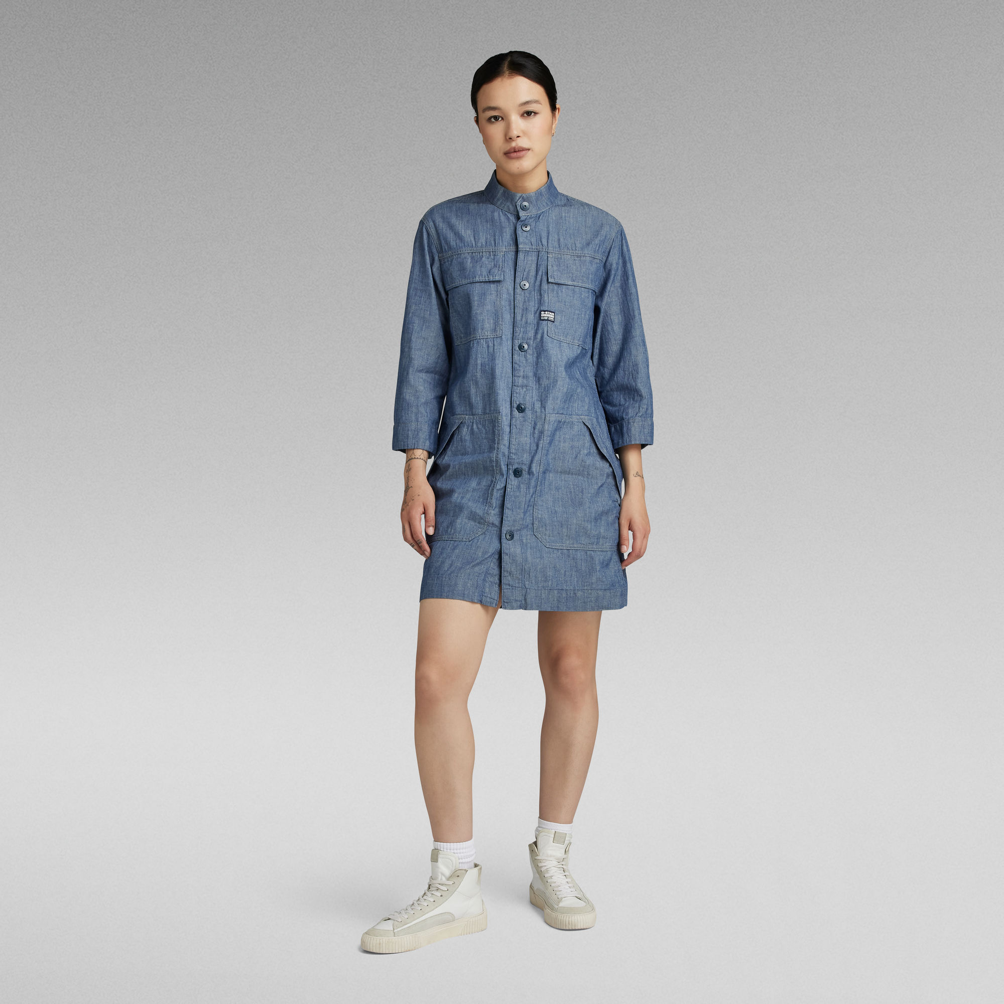 G-Star RAW Blousejurk - Donkerblauw - Dames