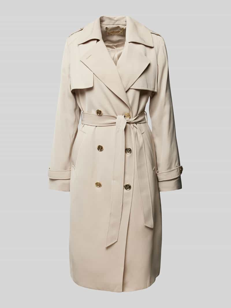 MICHAEL Michael Kors Trenchcoat met strikceintuur, model 'DRAPEY'