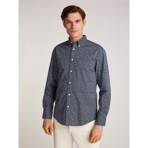 Tommy Hilfiger Overhemd met lange mouwen FLEX POPLIN LINR FLORAL RF SHIRT