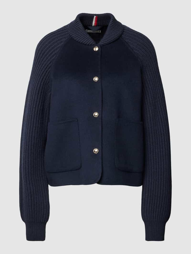 Tommy Hilfiger Wollen jack met steekzakken