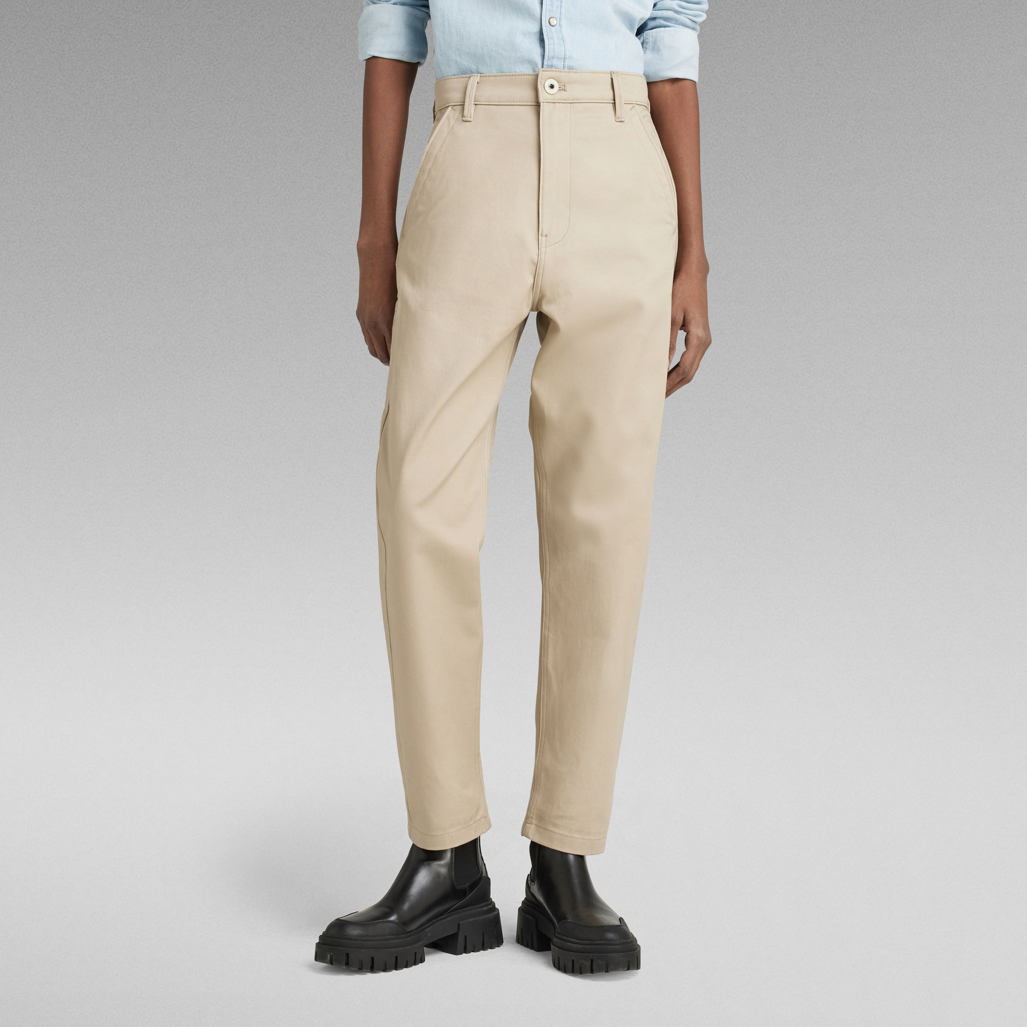 G-Star RAW Boyfriend Tapered Chino - Beige - Dames