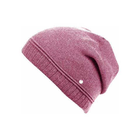 Capelli New York Beanie met metalen logo op de rand (set)