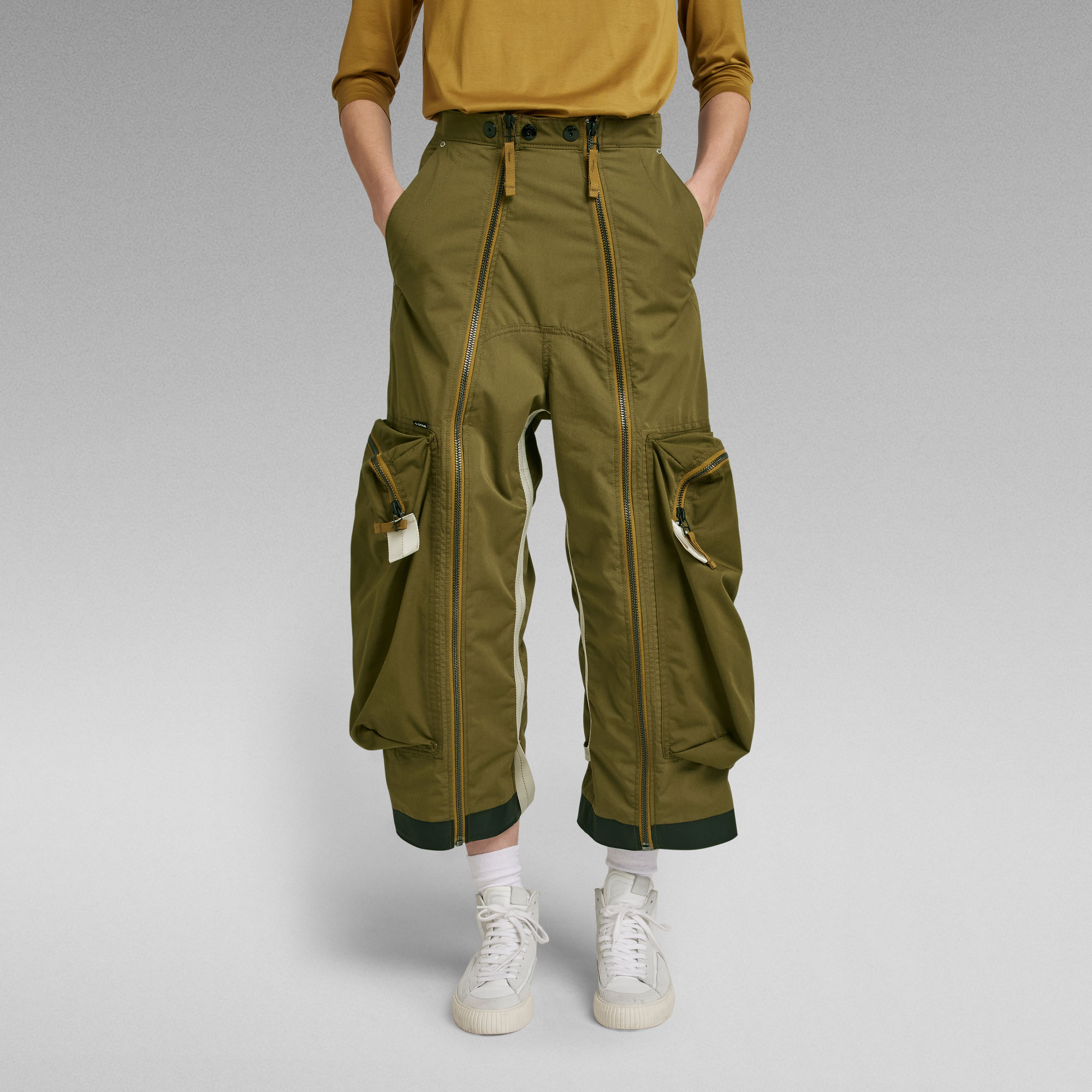 G-Star RAW E Para Broek - Groen - Dames