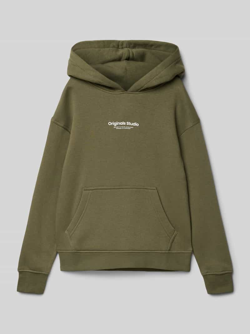 Jack & jones Hoodie met labelprint, model 'ERBRO'