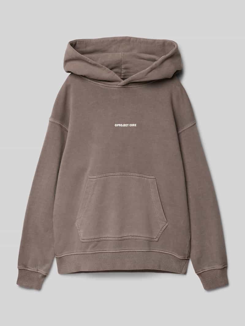 Jack & jones Hoodie met labelprint, model 'KINETIC'