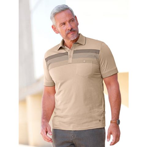 Marco Donati Poloshirt met korte mouwen (1-delig)