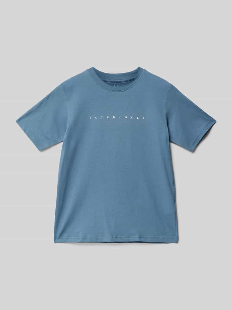 Jack & jones T-shirt met labelprint, model 'STAR'