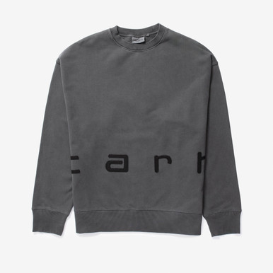 Carhartt WIP Felt Script Sweatshirt, Grey