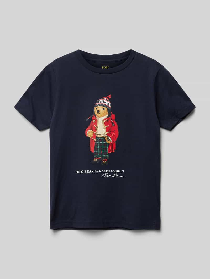 Polo Ralph Lauren Kids Regular fit T-shirt met ronde hals