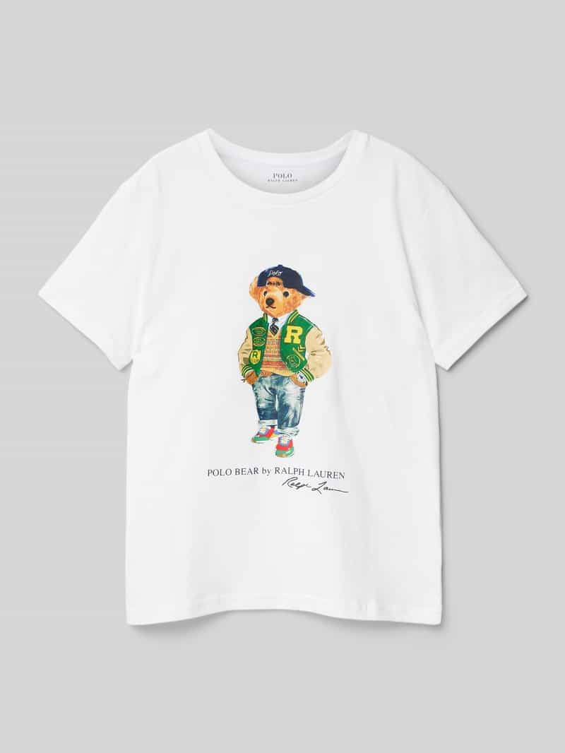 RALPH LAUREN TEENS T-shirt met motiefprint