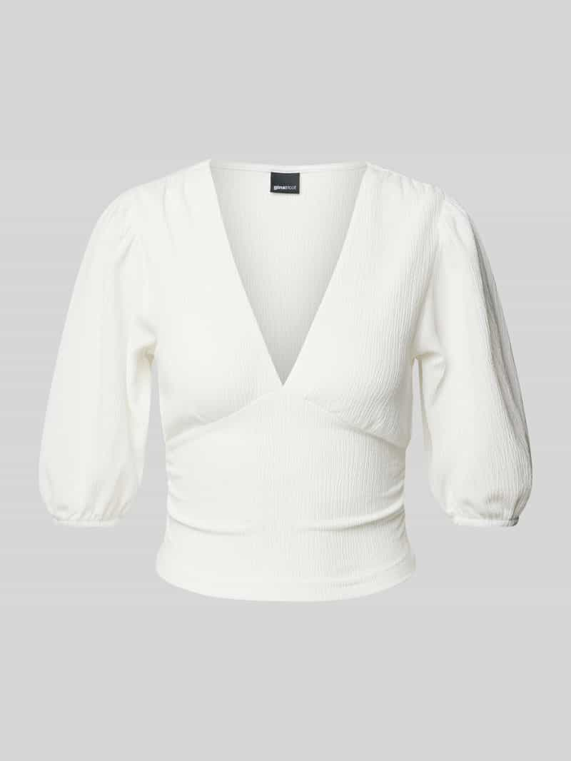 Gina Tricot Blouse met diepe V-hals