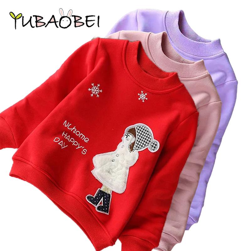 YUBAOBEI Lente Herfst Meisjes Shirts Tieners Kinderen Koreaanse Lange Mouw Katoen Cartoon Tops Kids Dieptepunt Shirt Pullover 120 roze