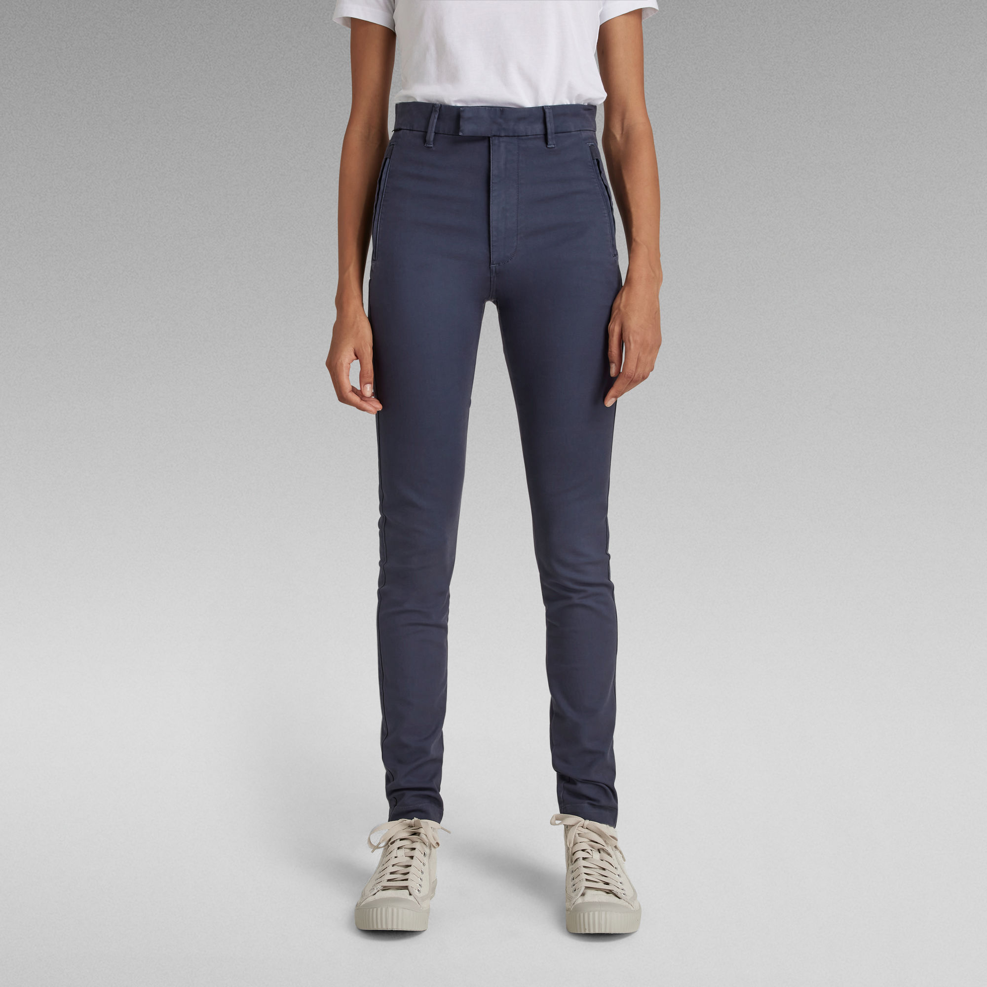 G-Star RAW Weld High Skinny Chino - Midden blauw - Dames