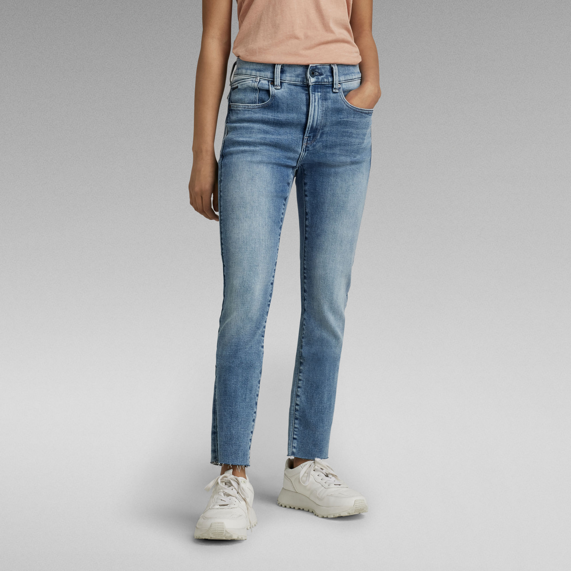 G-Star RAW Lhana Skinny Ankle Jeans - Midden blauw - Dames